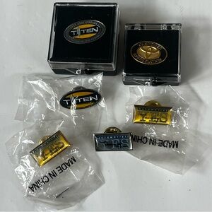 Toyota Employee Collectible Hat Lapel Pins Lot Of 6 T-TEN Program Memorabilia
